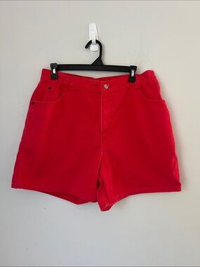 Vintage 90s Gitano Red Mom Shorts Size 18 ✔️